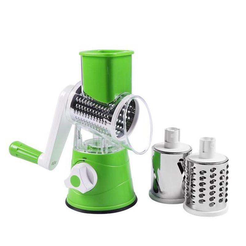3 in 1 Rotating Cheese Grater Vegetable Cutter | Kalsten