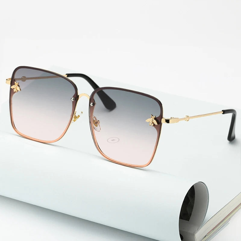 Charlotte Sunglasses | Oversized & Rimless | Kalsten