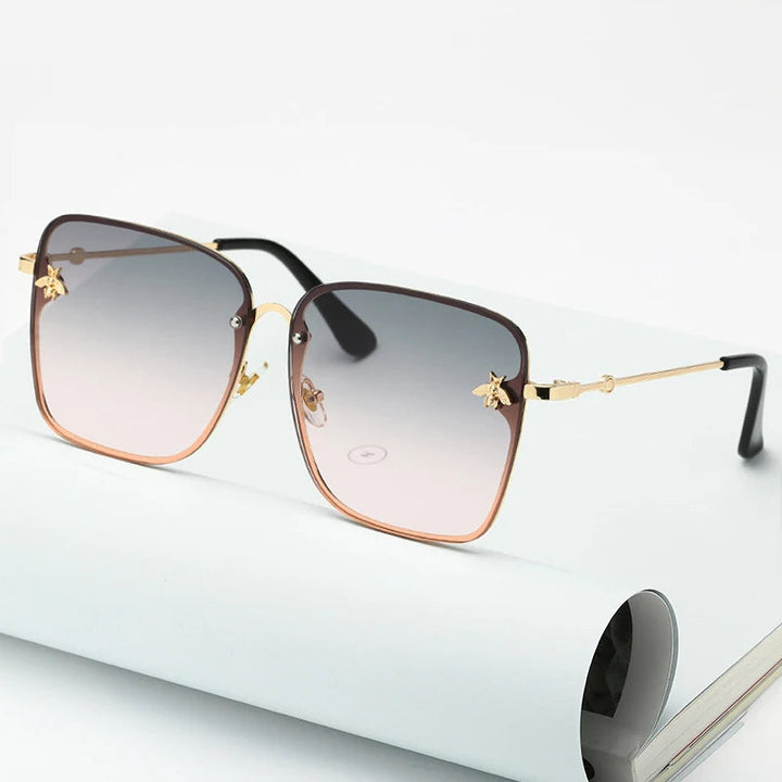 Charlotte Sunglasses | Oversized & Rimless | Kalsten