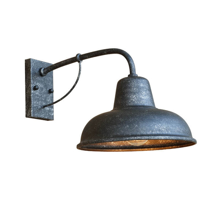 Vintage Iron Barn Waterproof Outdoor 1-Light Wall Sconce Lamp | Kalsten