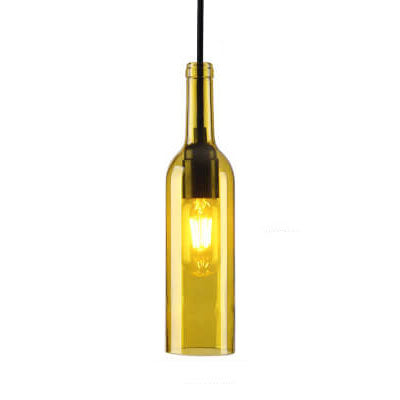 Pendant Light Glass 12.2 in Industrial Red Blue Green Yellow Purple Bar Living Room Cafe Restaurant Office Lighting | Kalsten