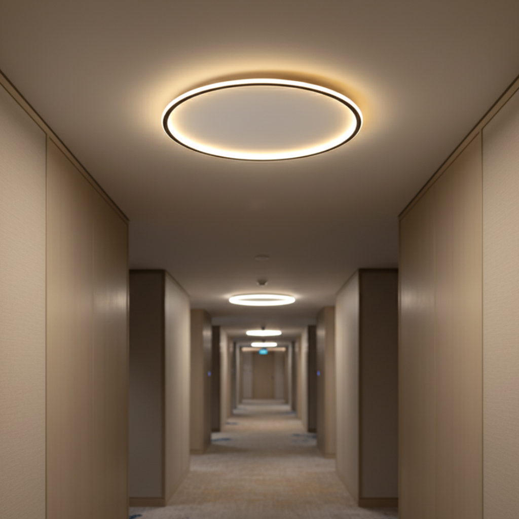 Tondo Minimalist LED Halo Flush Mount