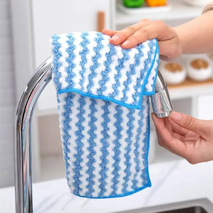 Kalsten | 3+2 | Microfiber Cleaning Cloth – Super absorbent & reusable