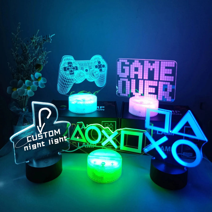 Gamer 3D LED lamps | Kalsten