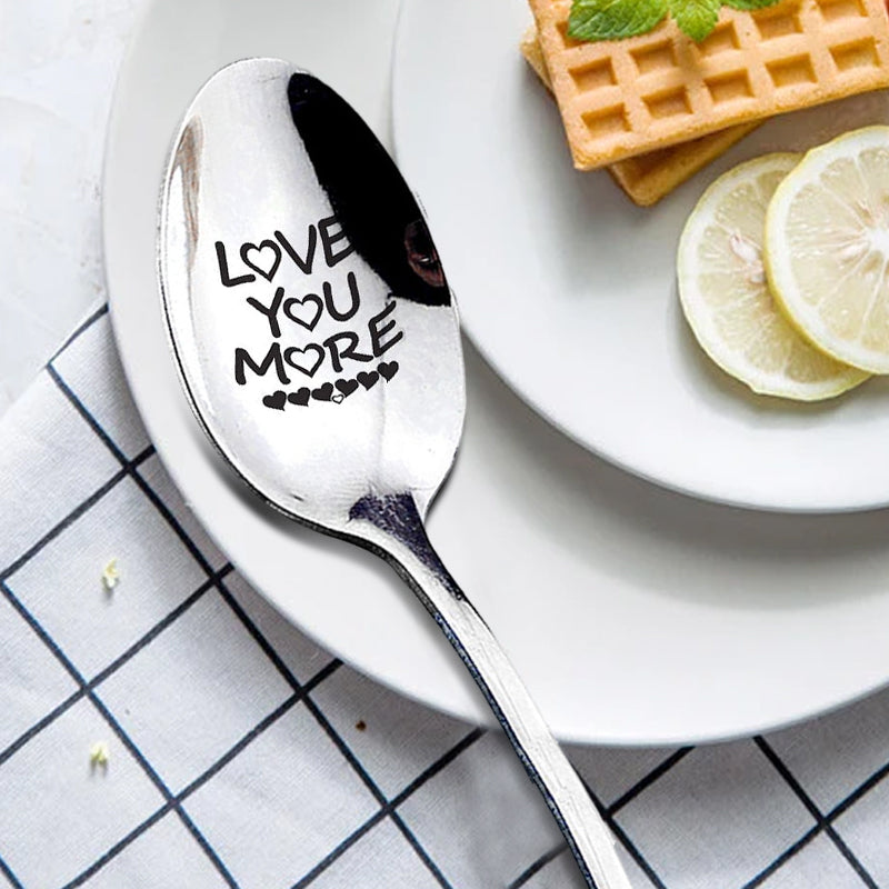 Kalsten | Love You More' Engraved Spoon