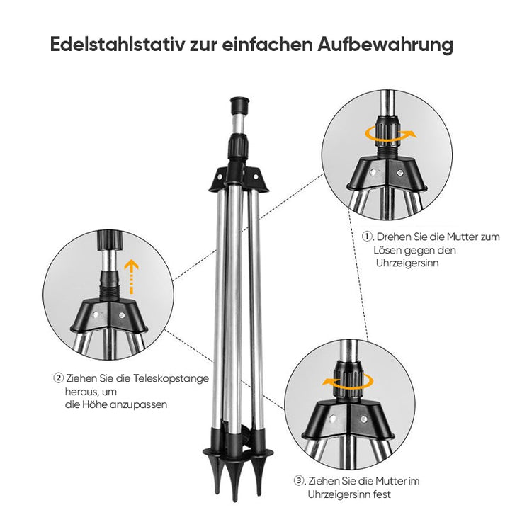 Automatic rotating tripod sprinkler | Kalsten
