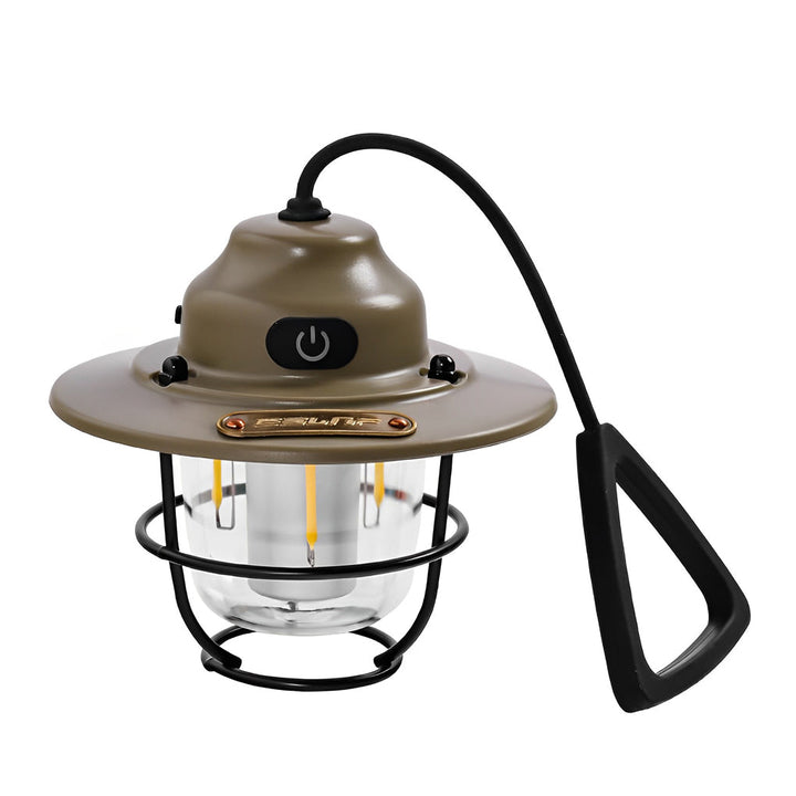 Round LED Waterproof USB Rechargeable Retro Outdoor Light Camping Lamp | Kalsten