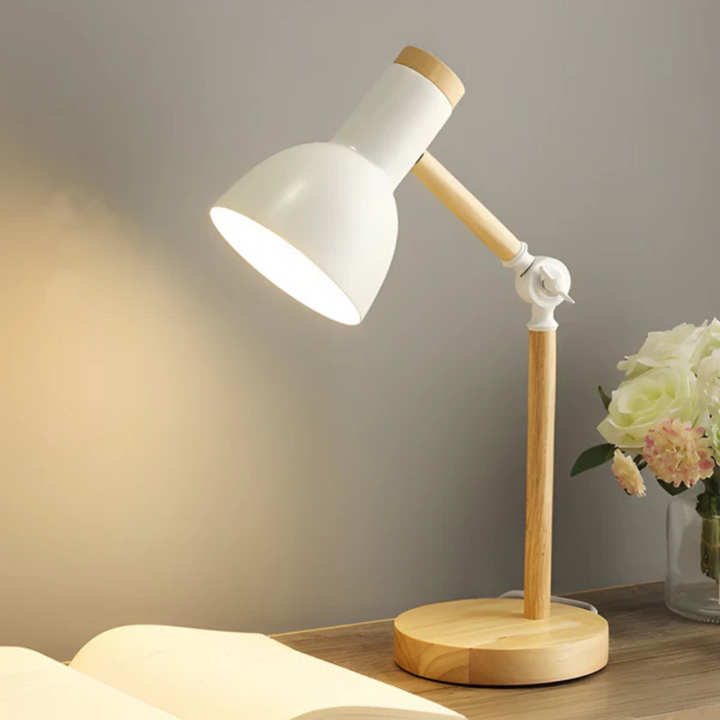 Adjustable Macaron LED Table Lamp Made of Wood | Kalsten