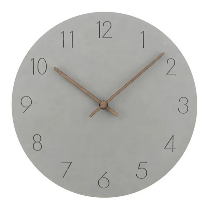 Large Wooden Wall Clock – Minimalist Design with Silent Movement | Kalsten