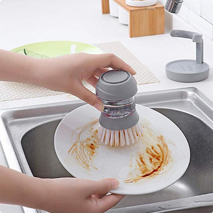 Washing Brush with Integrated Detergent Dispenser | Kalsten
