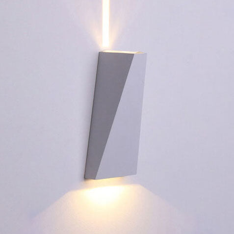 Simple Trapezoidal Outdoor Waterproof LED 2-Light Wall Sconce Lamp | Kalsten