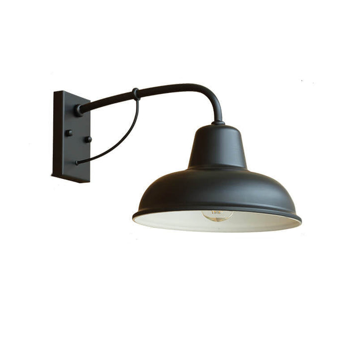 Vintage Iron Barn Waterproof Outdoor 1-Light Wall Sconce Lamp | Kalsten