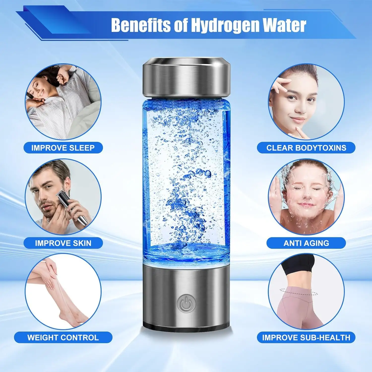 BowLift | Aquyn Hydroclear Hydrogen Water Bottle – Premium Hydrogen-Rich Water Bottle for Daily Health