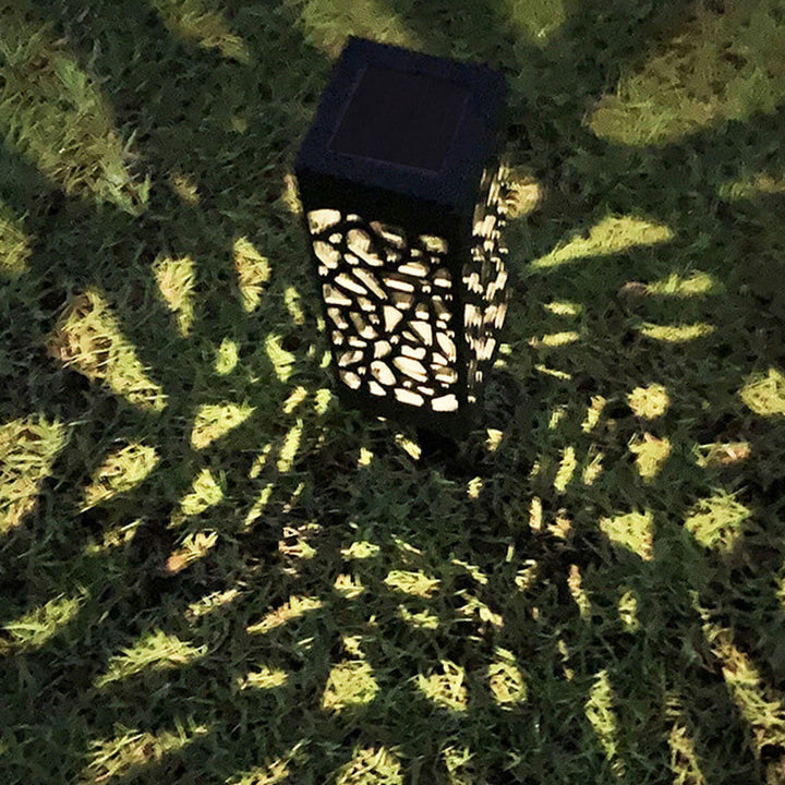 Creative Hollow Square Column LED Outdoor Lawn Ground Insert Landscape Light | Kalsten