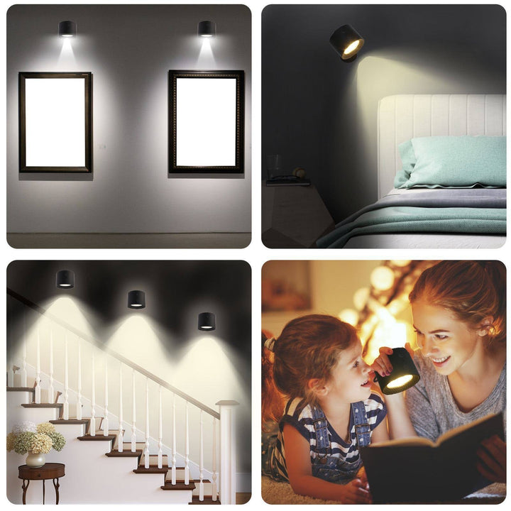 Rechargeable Magnetic Double-Sided LED Wall Lamp