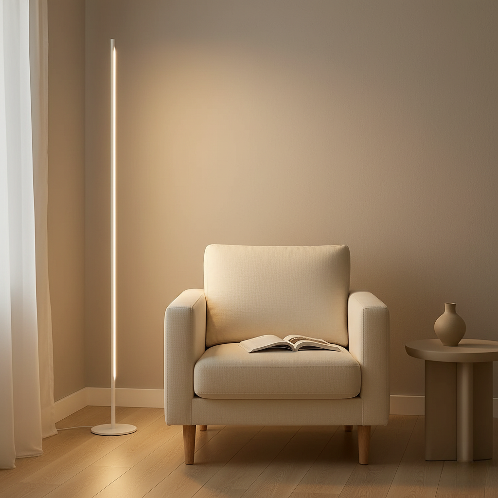 Adjustable-Brightness LED Standing Floor Lamp