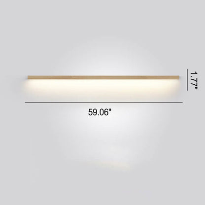 ZenBeam Japanese LED Wall Light | Solid Wood Design | Modern Accent Light