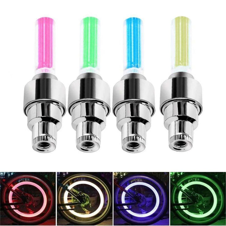 LED Light Valve Cap for Bicycle Wheel | Kalsten