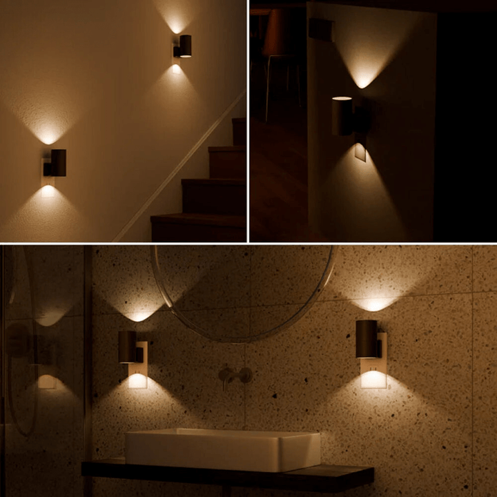 Plug-In LED Wall Night Light with Sensor