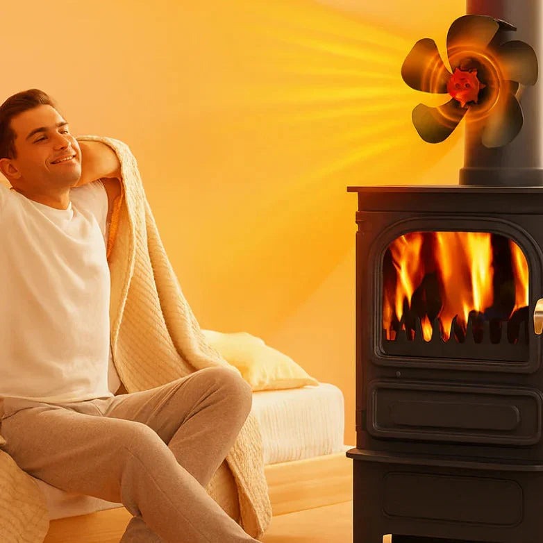 Wood Stove Fan, Silent Heat Diffusion for Efficient Warmth | Kalsten