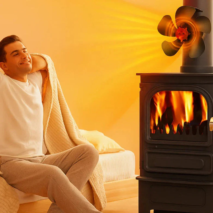 Wood Stove Fan, Silent Heat Diffusion for Efficient Warmth | Kalsten