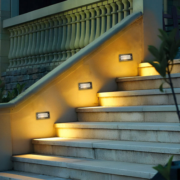 Rectangular & Grilles 3W LED IP65 Stair Wall Reccessed Lights Integrated Step Lighting | Kalsten