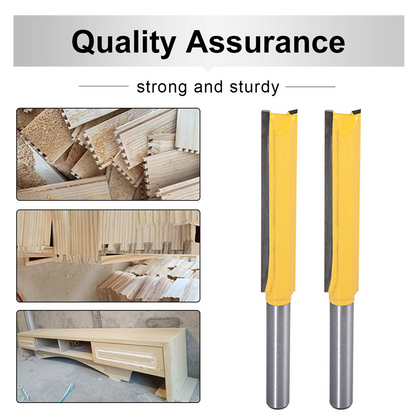 Brehn | 8MM Shank Double Flute Straight Router Bit