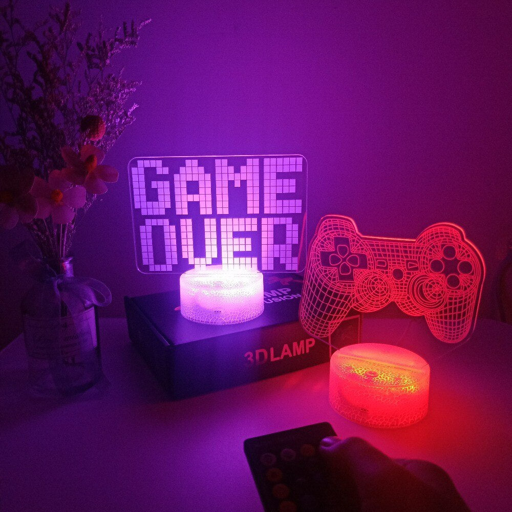 Gamer 3D LED lamps | Kalsten