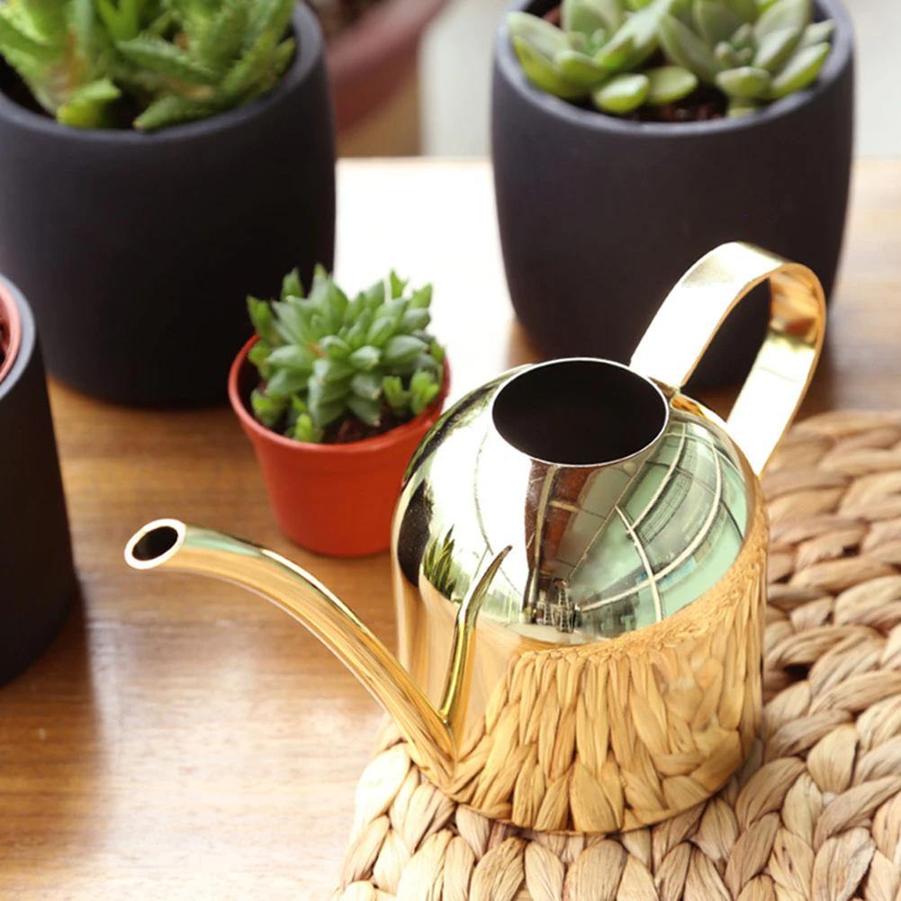 Kalsten | Stainless Steel Watering Can with Flexible Neck | Modern Design | Perfect Watering | Rustproof