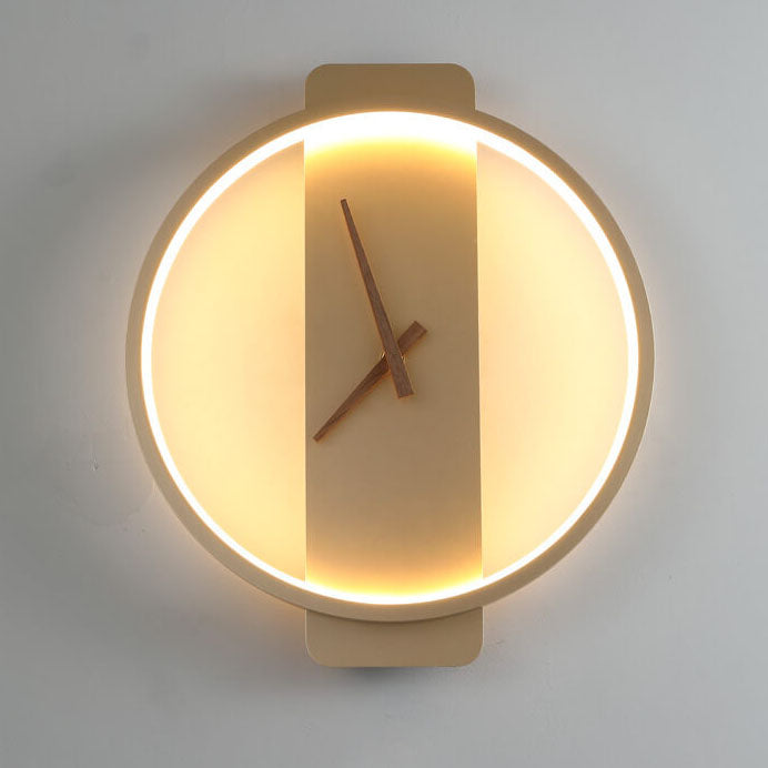 Luxe Clock-shaped LED Wall Lamp for Modern Interior Kalsten