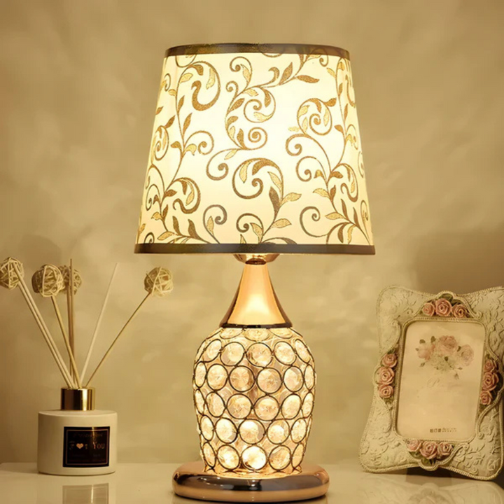 Luxury LED Table Lamp With Crystal Glow | Kalsten