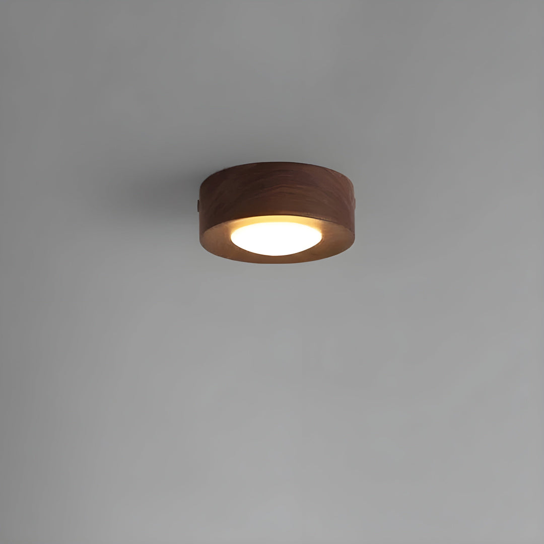 WalnutLume Light – Modern LED Ceiling Light made of Walnut Wood | Kalsten