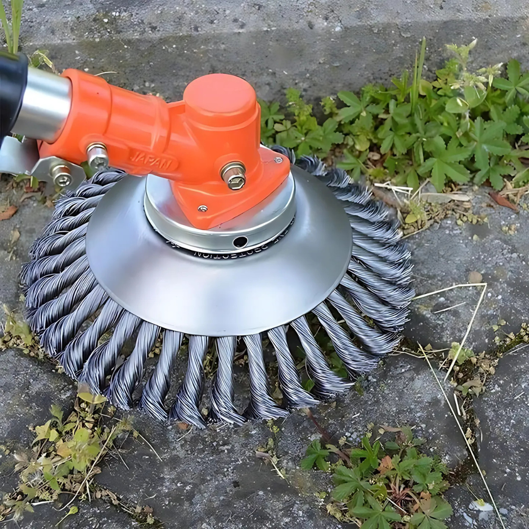GrassCut TurboHead – Universal 6-Blade Weed Brush for Trimmers | Kalsten