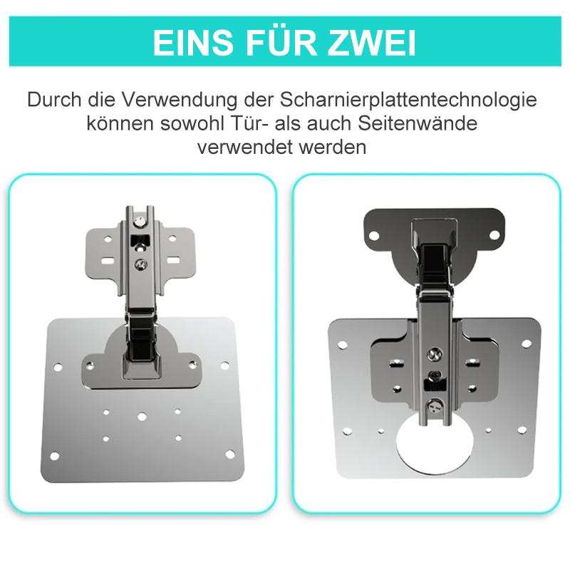 Repair piece for side hinge plate | Kalsten