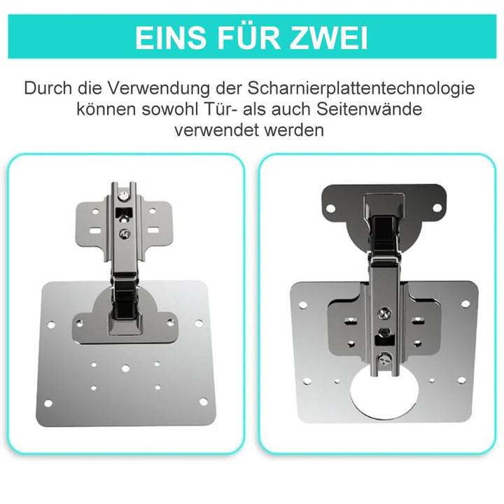 Repair piece for side hinge plate | Kalsten