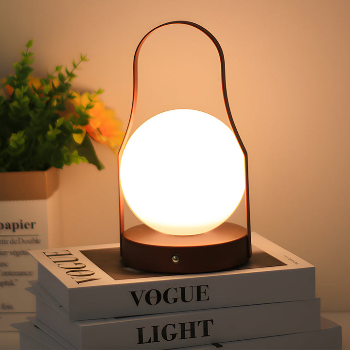 Touch Rechargeable LED Brass Portable Cordless Lantern Table Lamp | Kalsten