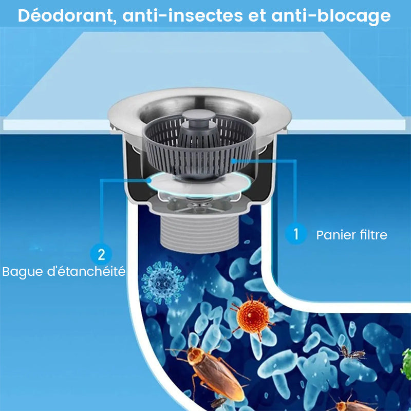 Odor filter for kitchen sink | Kalsten