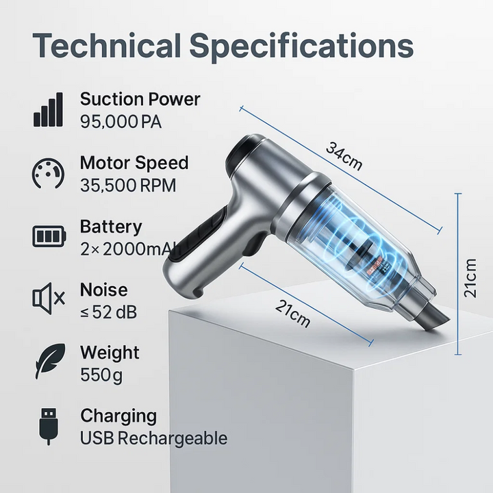 Compact Car Vacuum