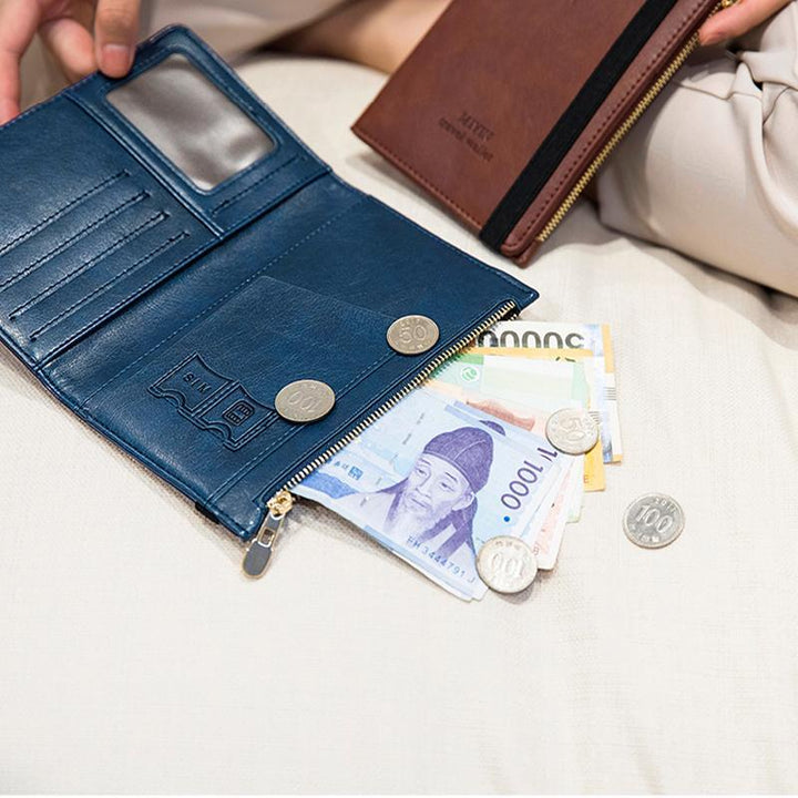 Men's Leather Passport Wallet with RFID Blocking | Kalsten