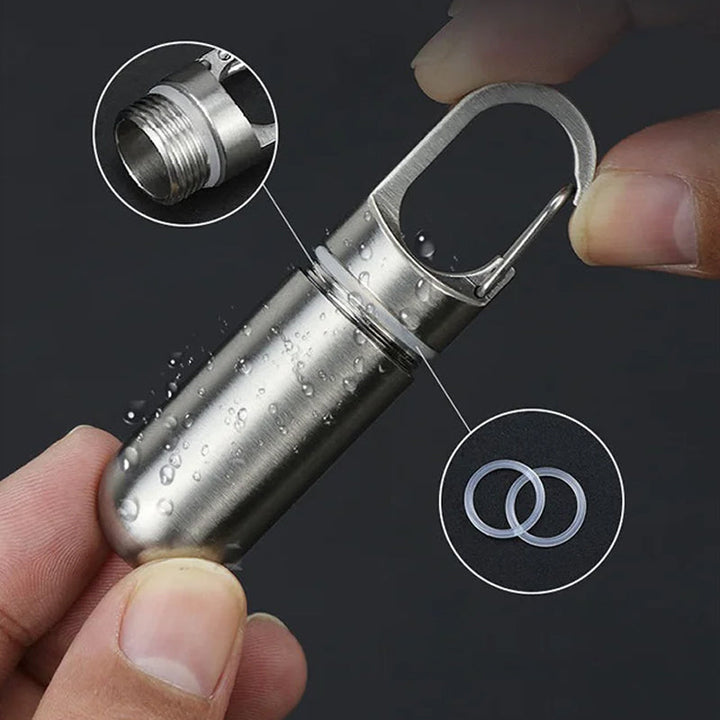 Kalsten | Portable Medication Box made of Stainless Steel