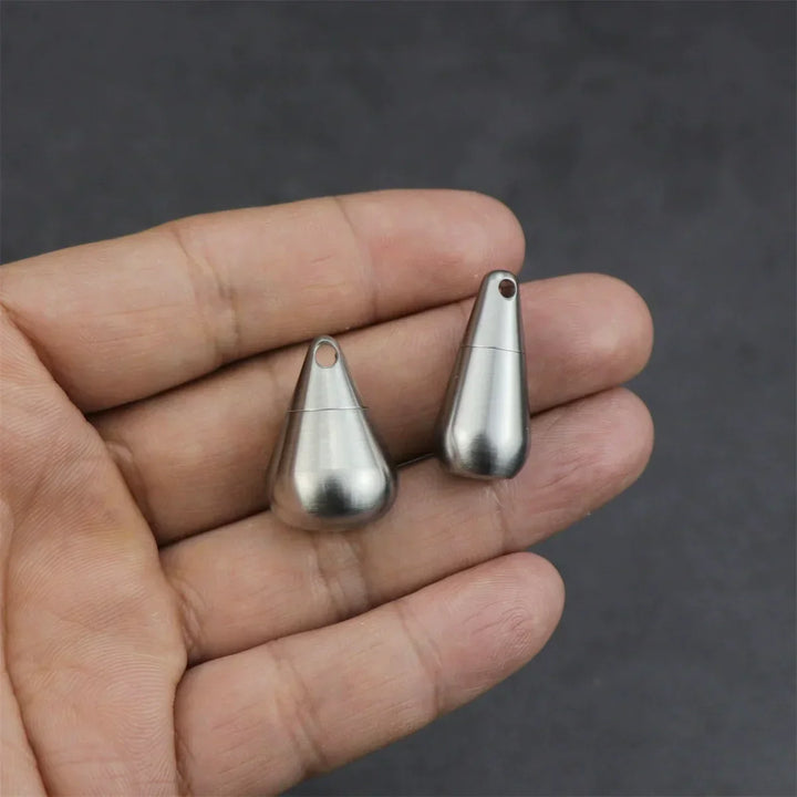 Kalsten | Titanium Droplet Mini Pill Box - Waterproof Travel Case