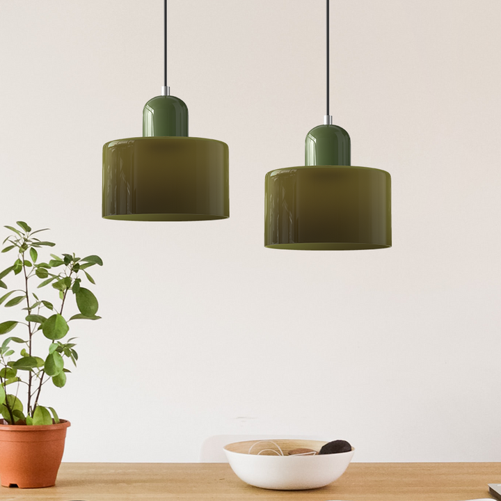 Modern Bauhaus Fresh Glass Pendant Light For Kitchen Island | Kalsten