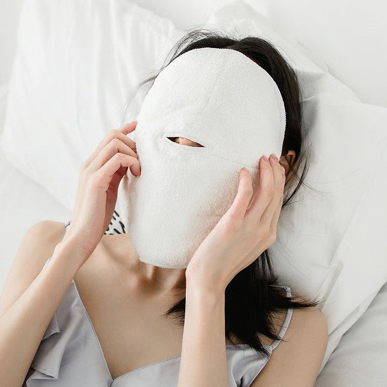 Moisturizing facial towel made of coral velours | Kalsten