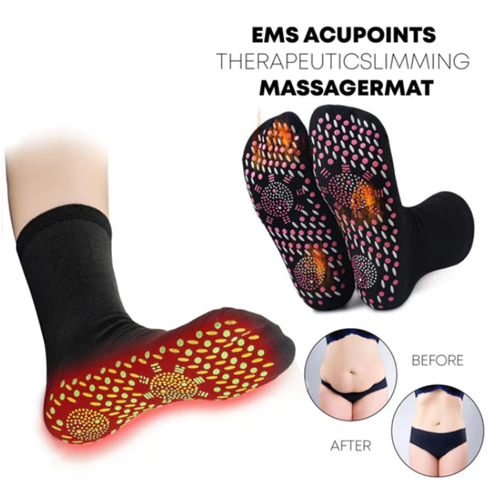 Kalsten | Tourmaline Acupressure Self-Heating Fitness Socks