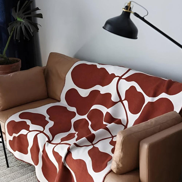 Abstract Pattern Acrylic Blanket – Lightweight 51x71 Cozy Throw for Home Decor and Artistic Comfort-2