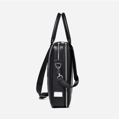Skanto | Manhattan Leather Business Laptop Document Crossbody Handbag