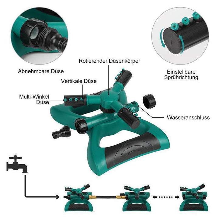 360 Degree rotating spray device | Kalsten