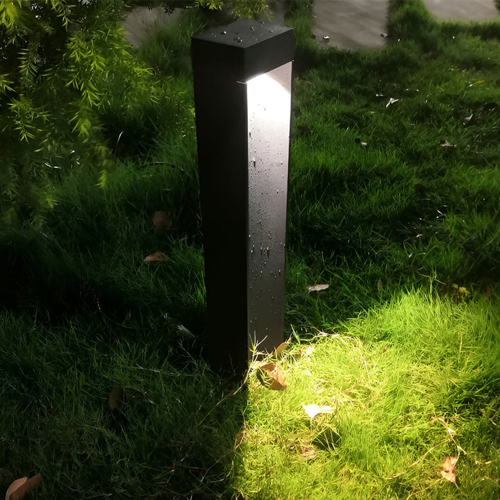Square 5W LED Waterproof Black Modern Outdoor Lawn Light Path Lights | Kalsten