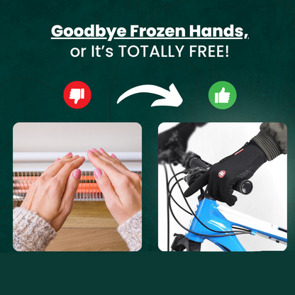 Skanto | Warm Waterproof Gloves: Thermal Touchscreen Gloves | Cycling, Golf, Raynaud's & Winter Sports