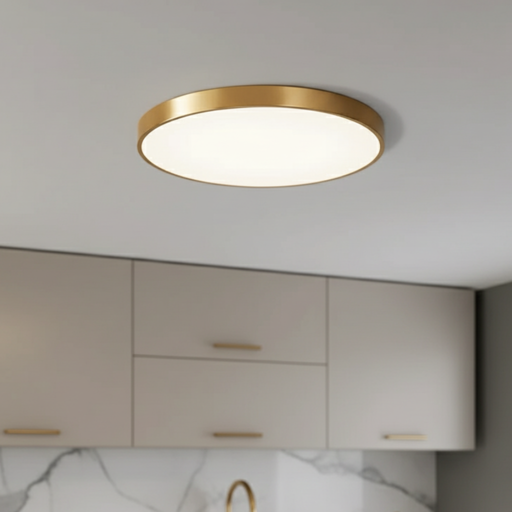 Ultra-Slim Disc LED Flush Mount